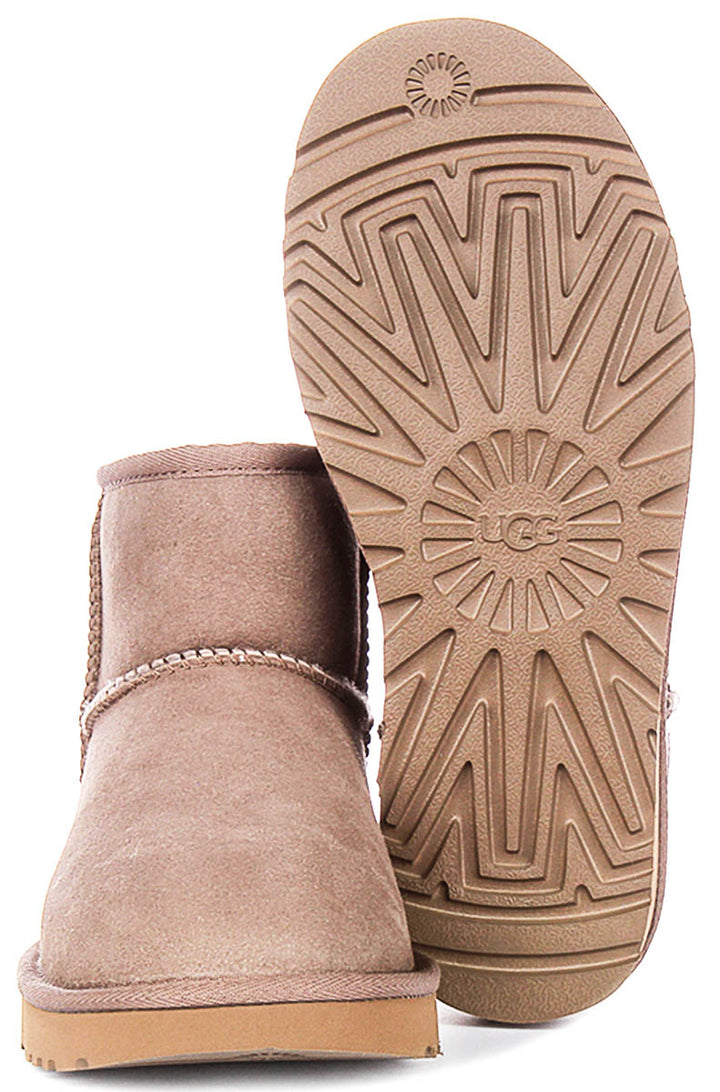 Ugg Australia Classic Mini 2 In Stone For Women