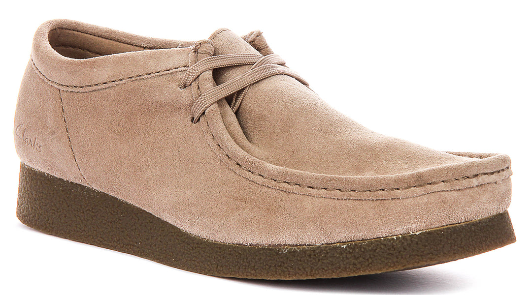 Clarks Wallabee Evo In Stone For Men