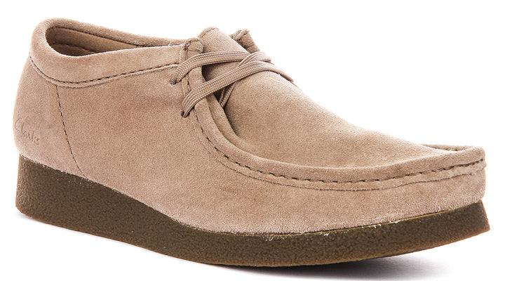 Clarks Wallabee Evo In Stone For Men