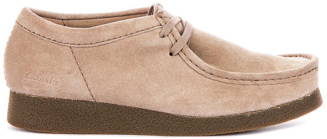 Clarks Wallabee Evo In Stone For Men
