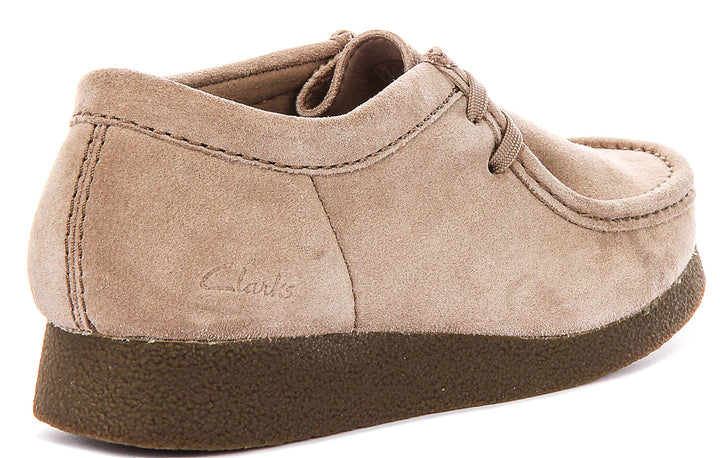 Clarks Wallabee Evo In Stone For Men