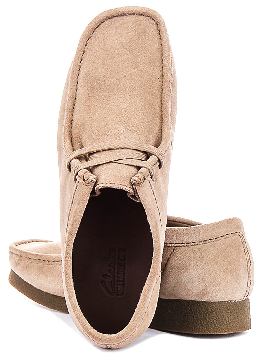 Clarks Wallabee Evo In Stone For Men