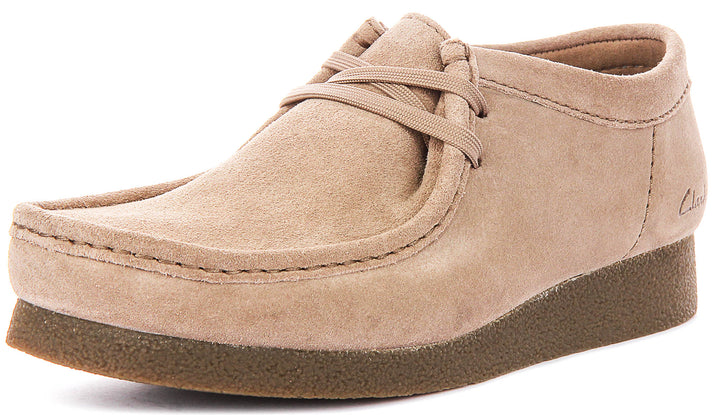 Clarks Wallabee Evo In Stone For Men