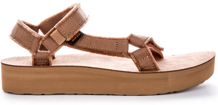 Teva Midform Universal Canvas In Tan For Women