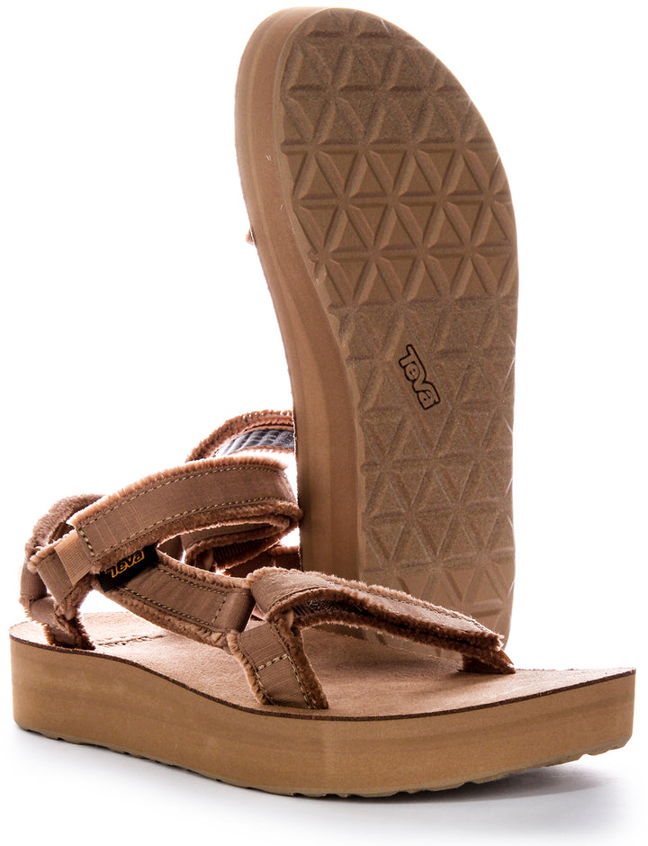 Teva Midform Universal Canvas In Tan For Women