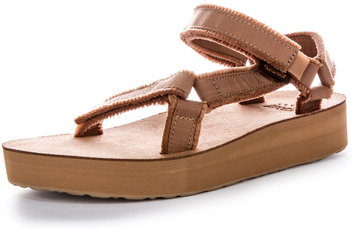 Teva Midform Universal Canvas In Tan For Women