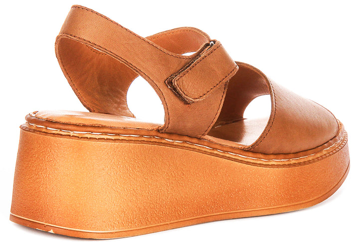 Justinreess England Petal In Tan For Women