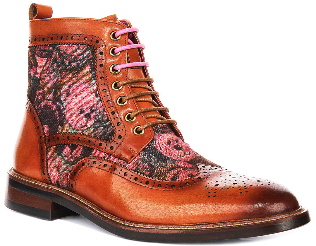 Justinreess England Teddy Hi In Tan For Men