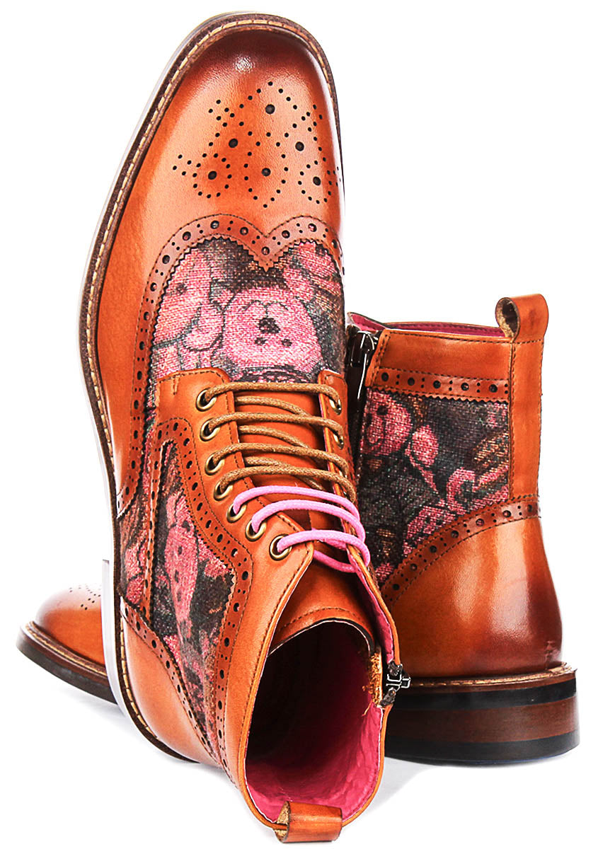 Justinreess England Teddy Hi In Tan For Men