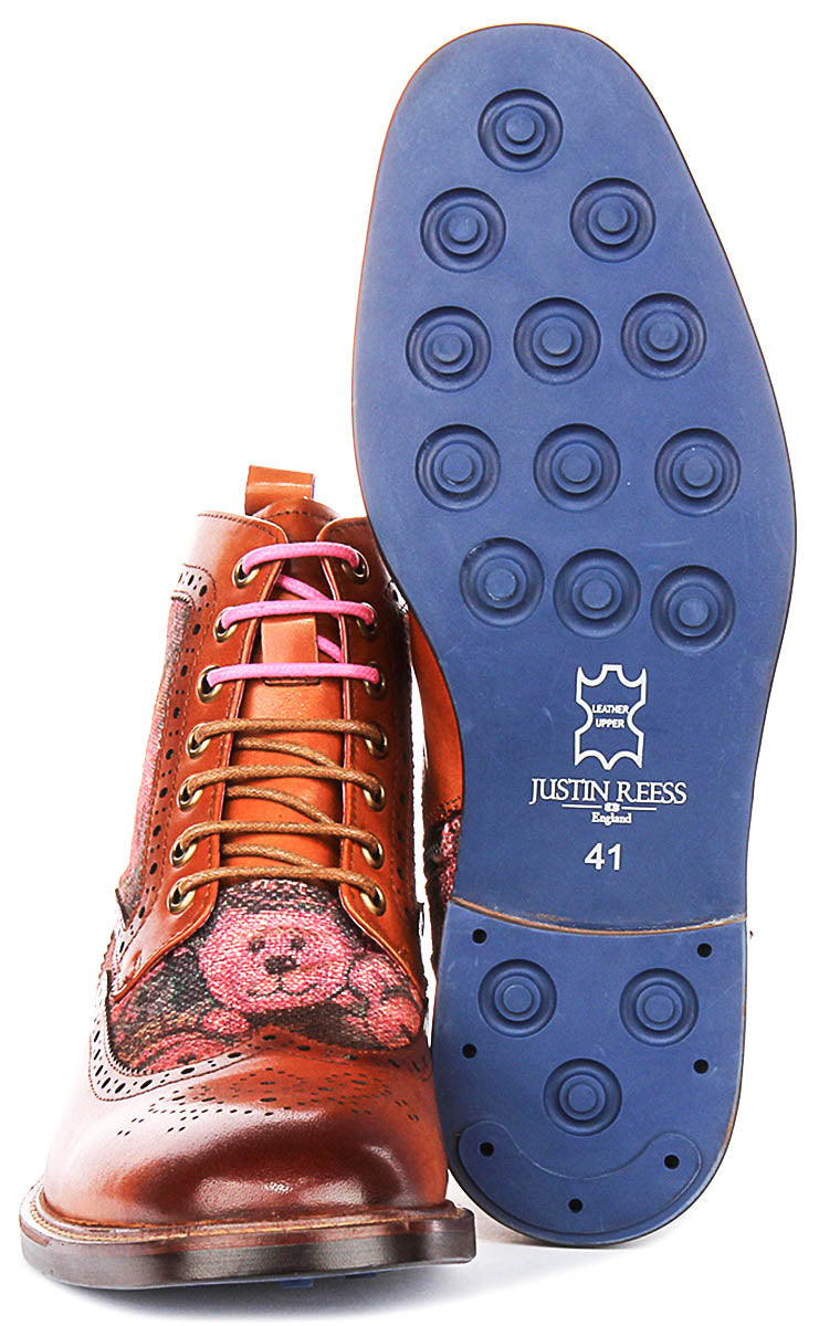 Justinreess England Teddy Hi In Tan For Men