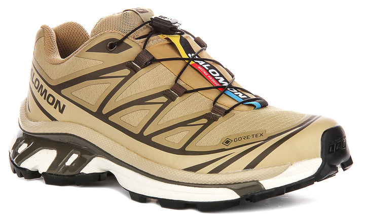 Salomon XT-6 Gortex In Tan Sneakers