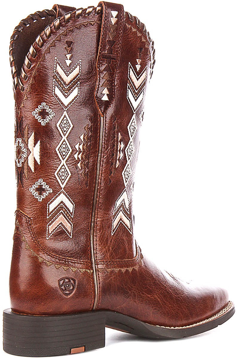 Ariat Round Up Skyler In Tan For Women