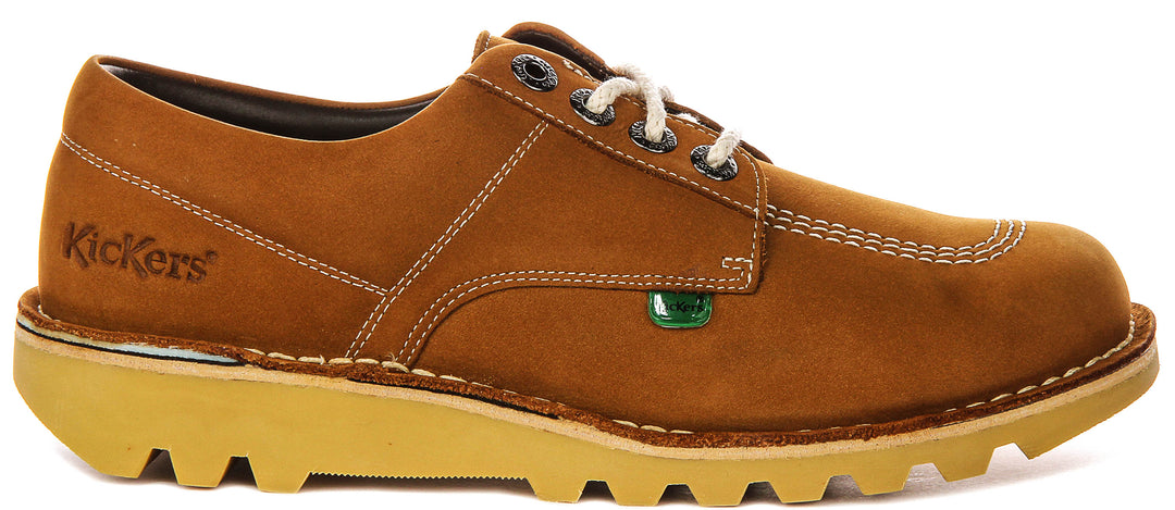 Kickers Kick Lo Leather In Tan