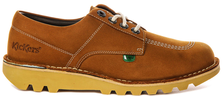 Kickers Kick Lo Leather In Tan
