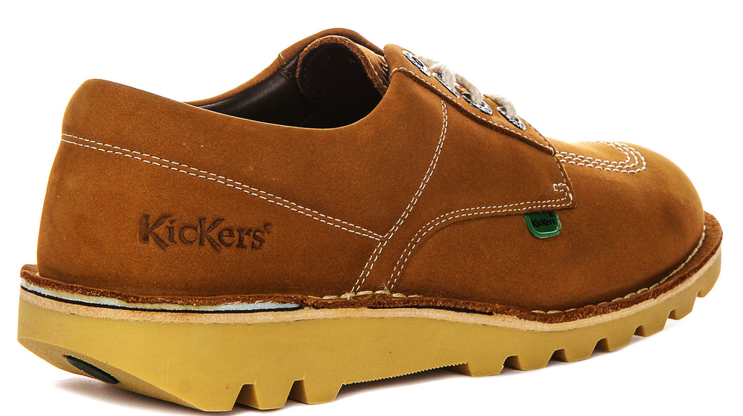 Kickers Kick Lo Leather In Tan