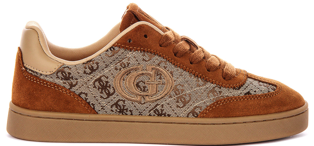 Guess Jacek In Tan For Women Sneaker