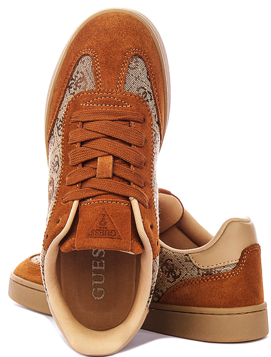 Guess Jacek In Tan For Women Sneaker