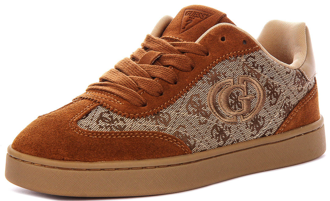 Guess Jacek In Tan For Women Sneaker