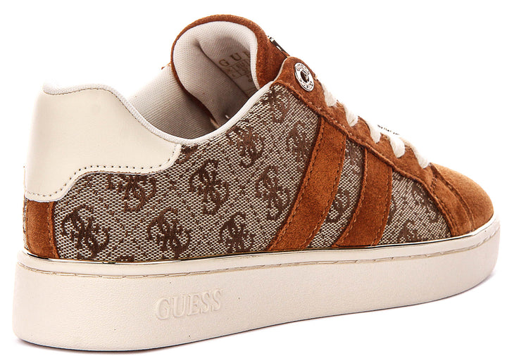 Guess BARLIE2 In Tan For Women Sneaker
