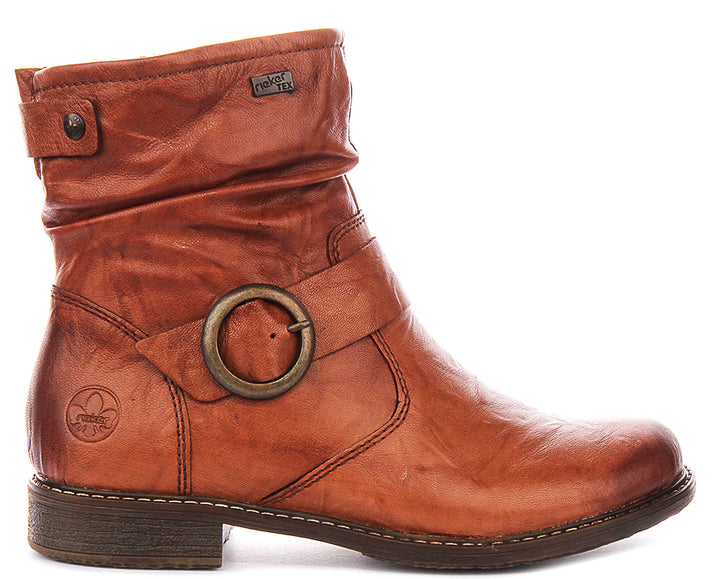 Rieker 74857-22 In Tan For Women