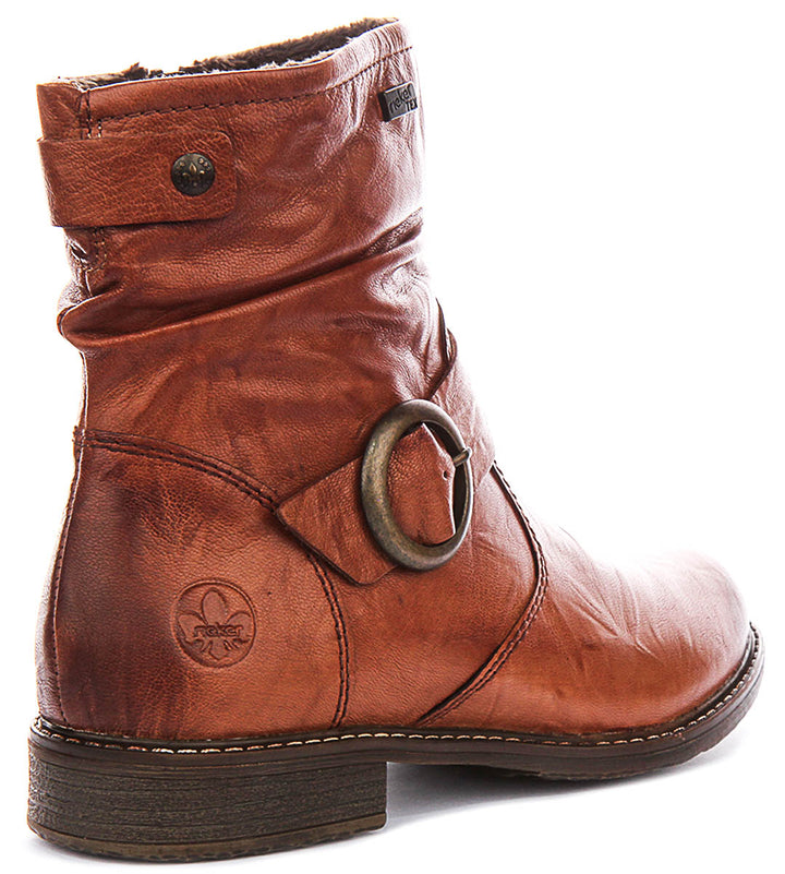 Rieker 74857-22 In Tan For Women