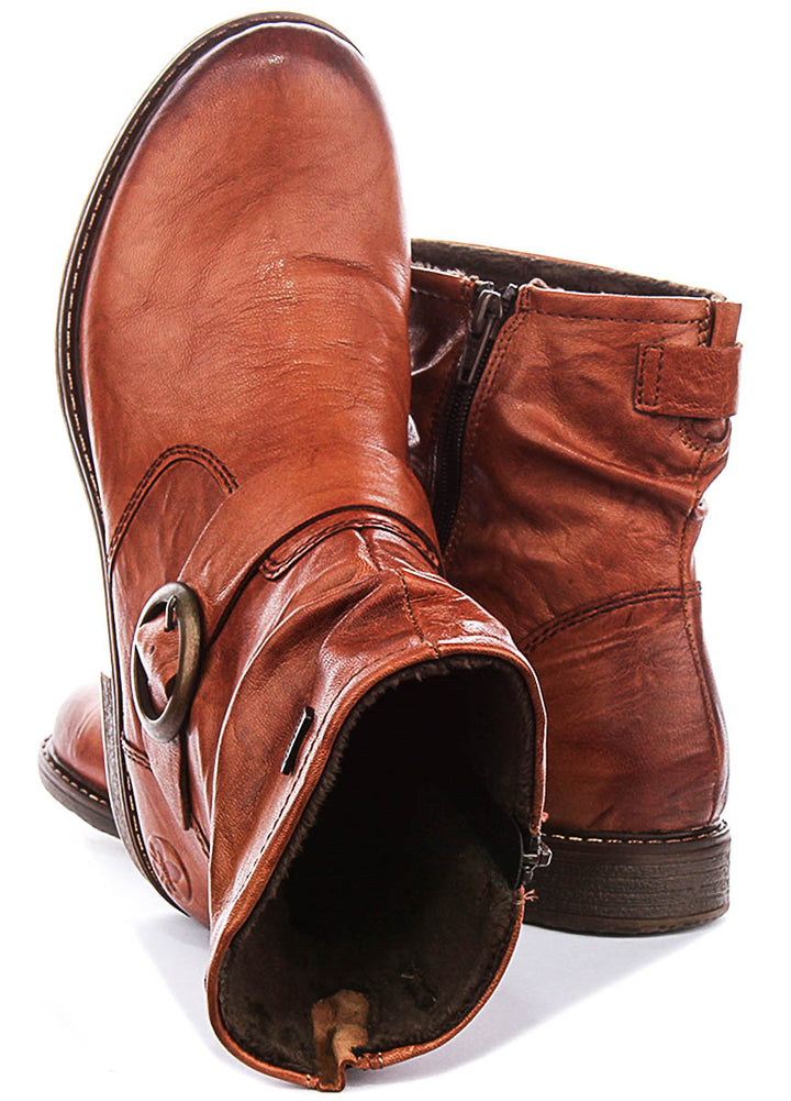 Rieker 74857-22 In Tan For Women