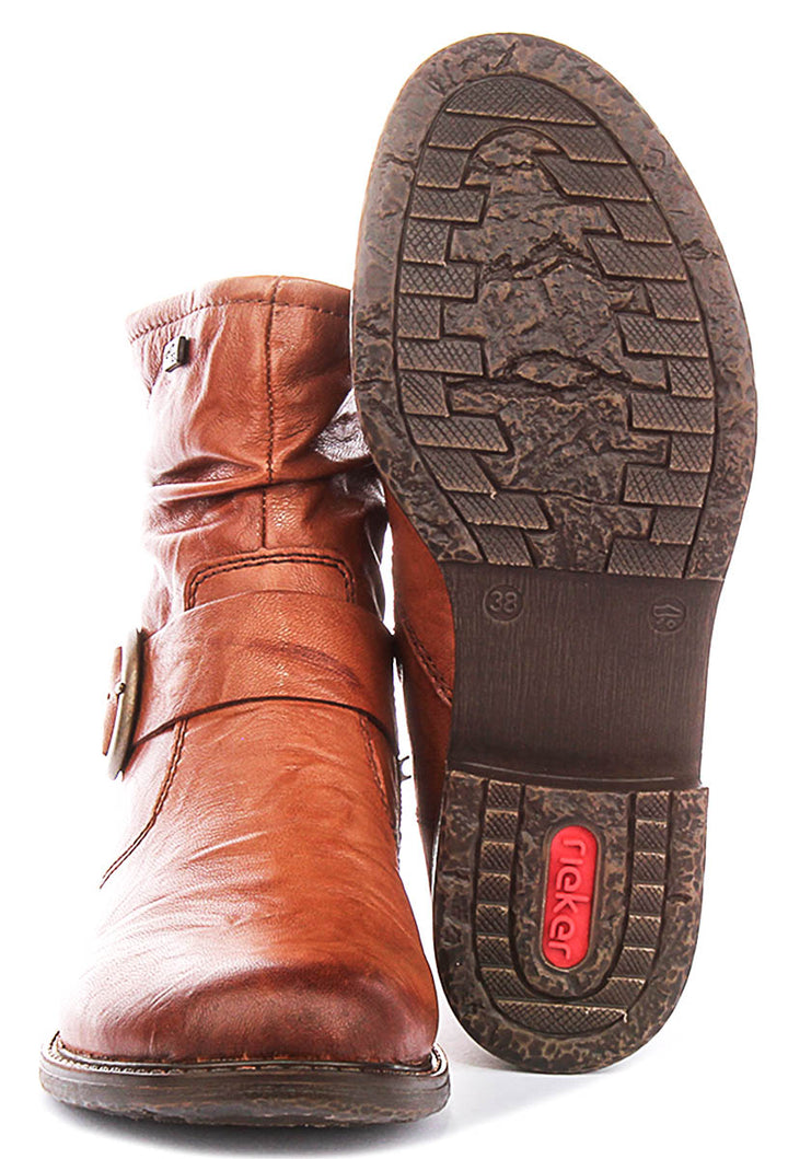 Rieker 74857-22 In Tan For Women