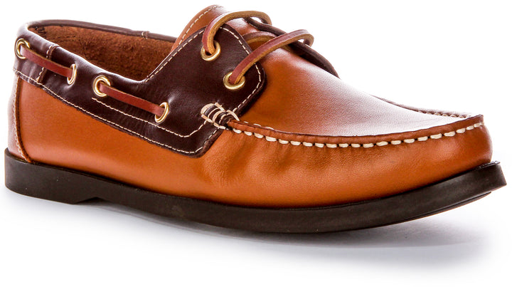 Justinreess England Bay In Tan Brown For Men