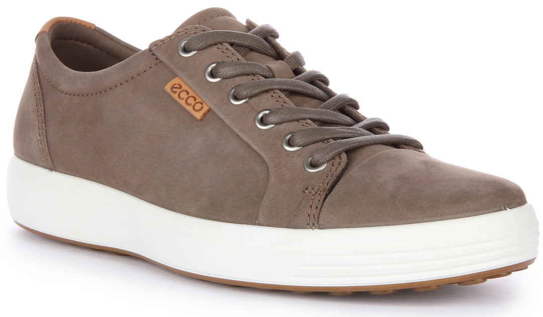 Ecco Soft 7 M In Taupe For Men