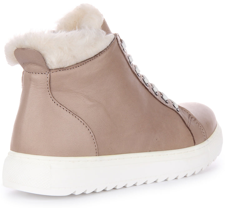 Justinreess England Leona In Taupe For Women