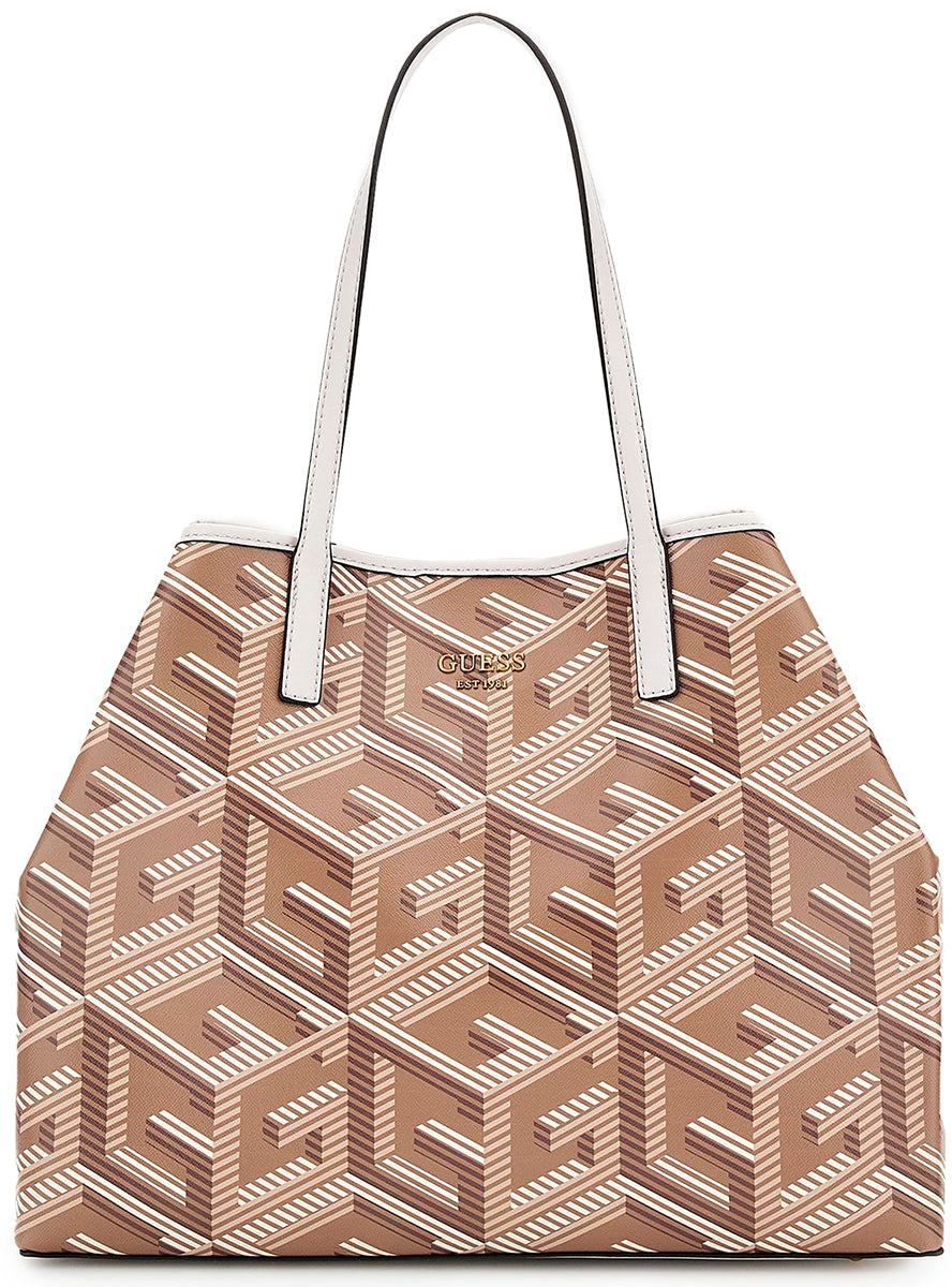 Guess Vikky Shopper In Taupe For Women