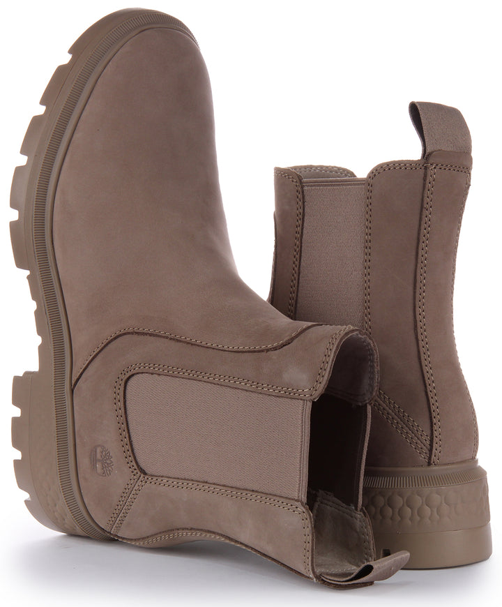 Timberland A41EW Cortina Valley Mid Chelsea In Taupe For Women