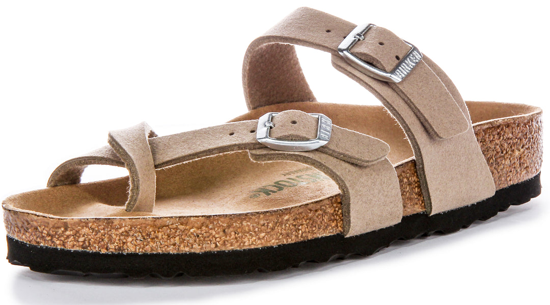 Birkenstock Mayari In Taupe | Regular Fit