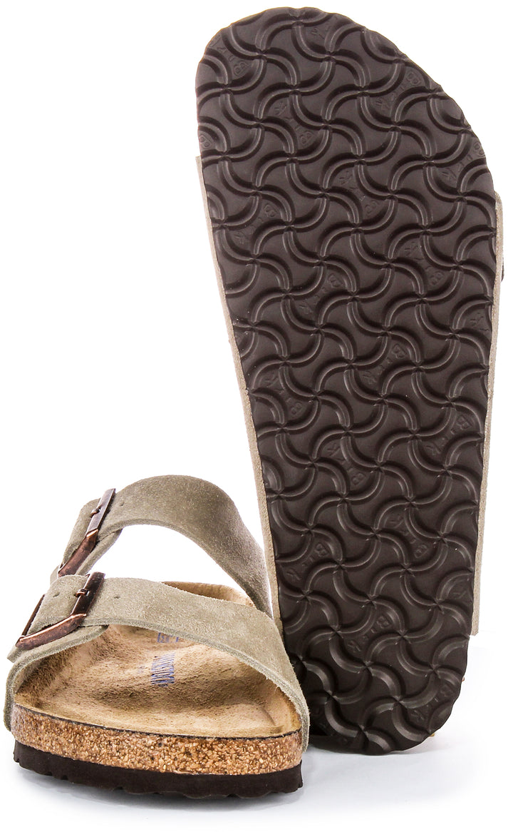 Birkenstock Arizona Soft Footbed In Taupe