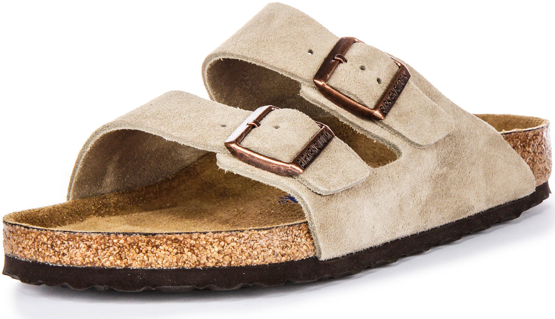 Birkenstock Arizona Soft Footbed In Taupe