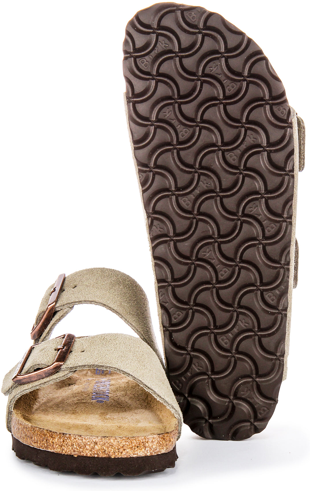 Birkenstock Arizona Soft Footbed In Taupe | Narrow Fit