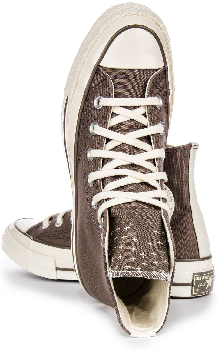 Converse Chuck 70s Hi A08529C In Taupe Worn In Look