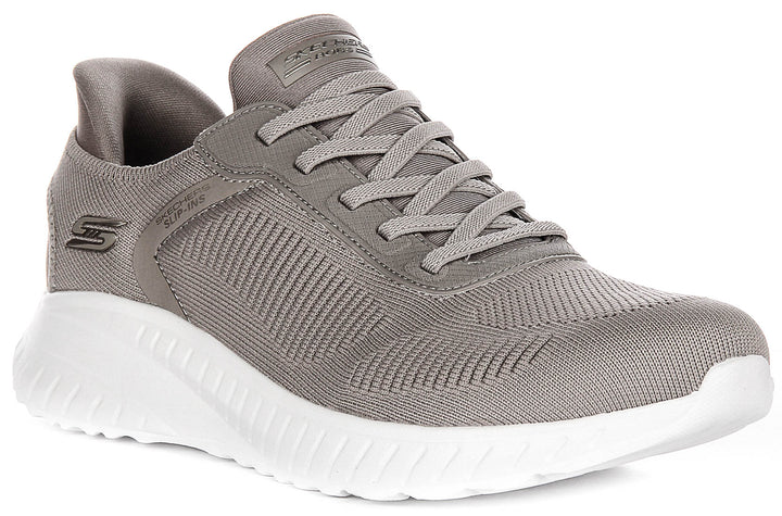 Skechers Bobs Sport Squad In Taupe For Women