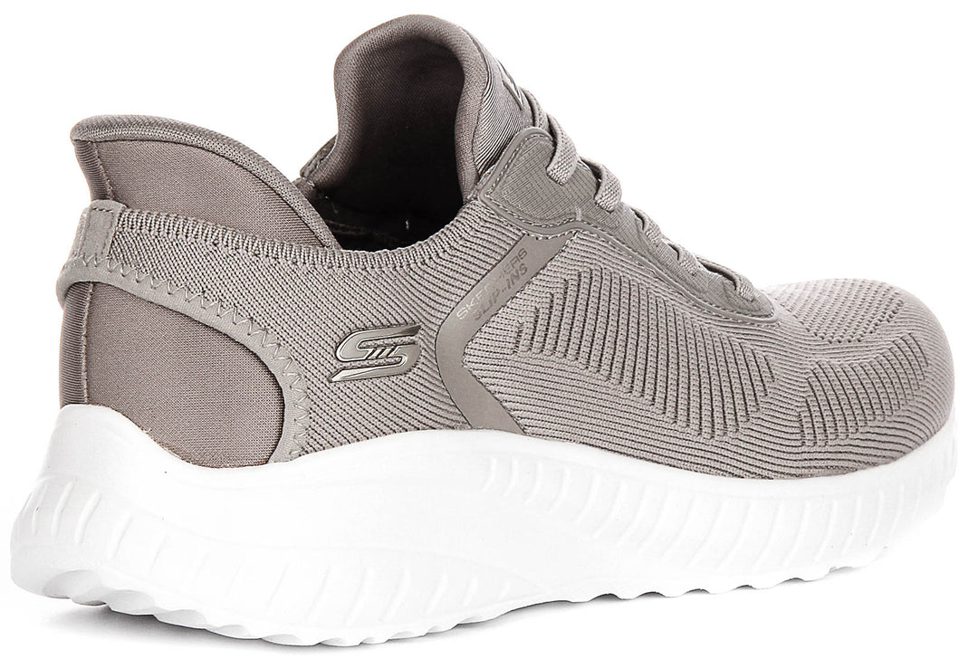 Skechers Bobs Sport Squad In Taupe For Women