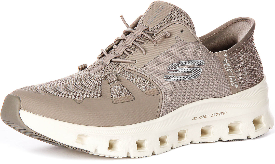 Skechers Glide Step Pro In Taupe For Women