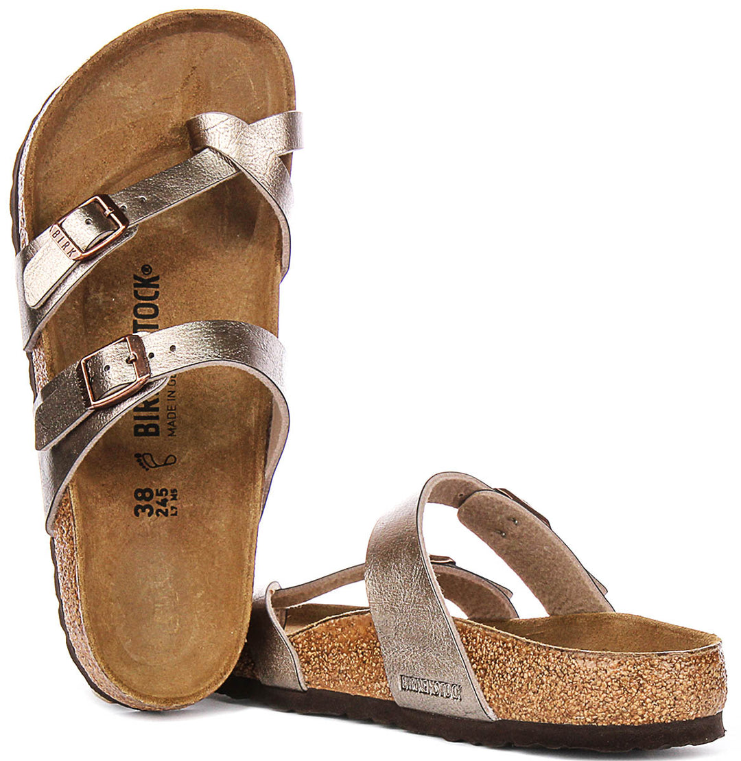 Birkenstock Mayari In Taupe For Unisex