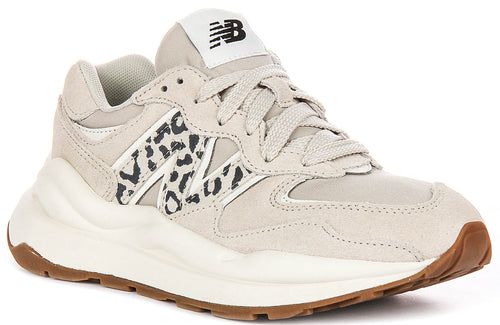 New Balance W574 APB In Taupe Leopard For Women