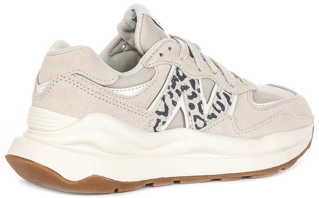 New Balance W574 APB In Taupe Leopard For Women