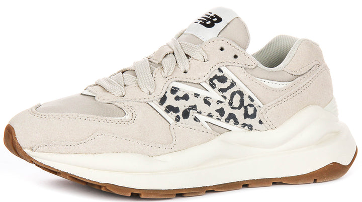 New Balance W574 APB In Taupe Leopard For Women