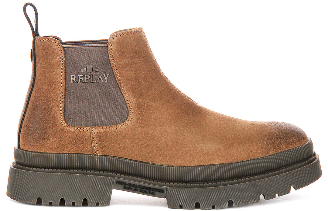 Replay Sandtown Chel In Tan For Men