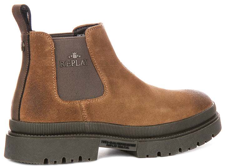 Replay Sandtown Chel In Tan For Men