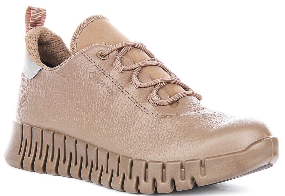 Ecco Gruuv W Gore-Tex In Taupe For Women