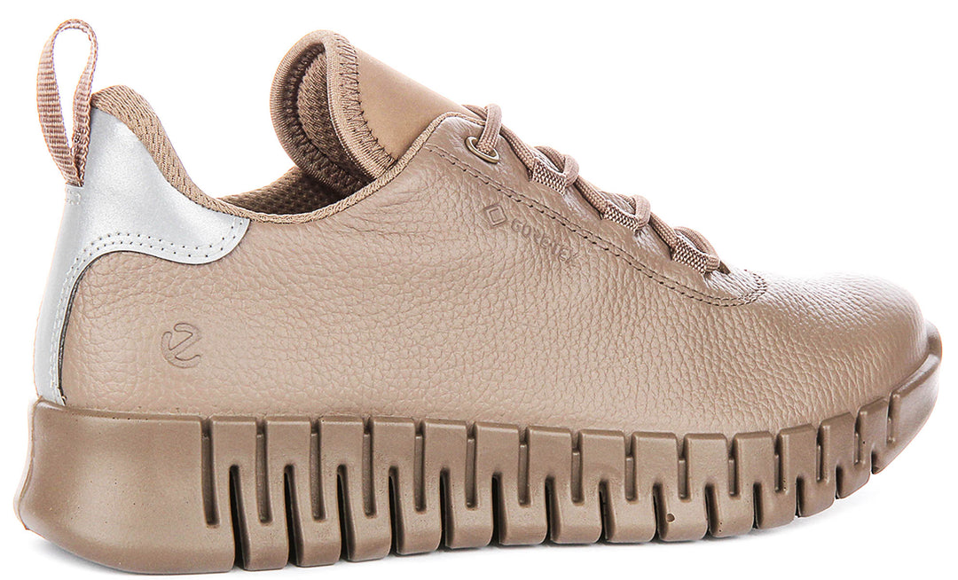 Ecco Gruuv W Gore-Tex In Taupe For Women
