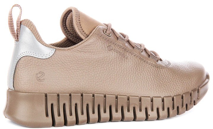 Ecco Gruuv W Gore-Tex In Taupe For Women