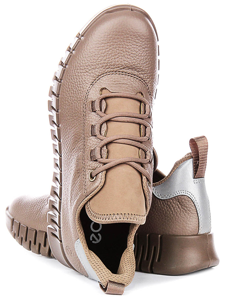 Ecco Gruuv W Gore-Tex In Taupe For Women
